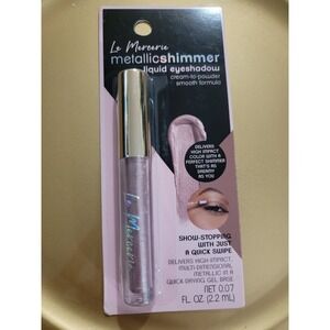 Le Mercerie Metallic Shimmer Liquid Eyeshadow Pink Purple Cream to Powder 0.07oz